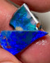 Black /Dark Opal Miners Bench® Rough Rub  pair 9.50cts Nice Bright fires to exposed faces 22x12x4mm & 14x13x2mm RL016