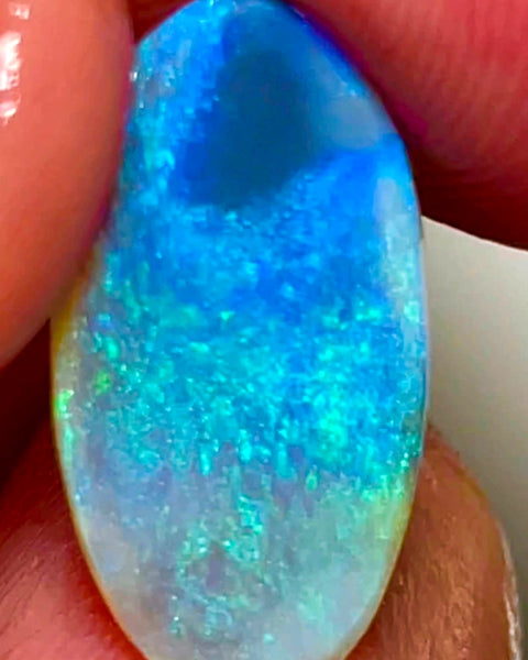 Lightning Ridge Rough / Rub /Preform Dark Base Crystal opal Miners Bench® 4cts Clean Gorgeous Bright Multifires 19x10x2mm WAC36