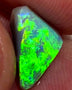 Lightning Ridge Opal Rough/Rub/Preform Dark Base High Grade From the Miners Bench® 1.95cts Lovely Bright Yellow / Green fires 12x7x4mm WAC44