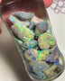 Lightning Ridge knobby opal rough 215cts Lots Nice Multicolours to gamble 19x14x5 to 12x9x5 mm NSW086 (jar not included)