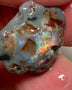 Gorgeous Red/orange dominant Multifires 16.25cts Lightning Ridge Dark base knobby opal rough 19x8x6mm NSW168