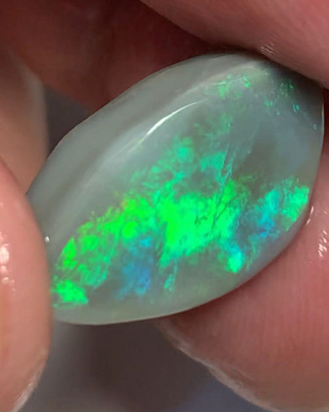 Lightning Ridge Opal Dark Base  Rough / Rub / Preform Gem Grade 11.5cts Big Clean amazing Bright Multi fires 21x13x5mm WSH38