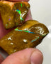 Queensland Boulder Matrix opal 110cts rough Pair Winton Nice Sized Gorgeous Multi colour Bars to expose & explore 35x22x18mm & 25x20x14mm WAD50