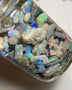 Lightning Ridge Knobby opal rough 430.00cts Lots of colours sold as gamble 20x14x8 to 4x3x2mm NSW071