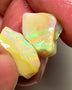 NEW YEARS DAY THNK U AUCTION4  L/Ridge Rough Opal 12.75cts Cutters Seam Bright gorgeous Yellow/Orange Dominant fires 15x9x7mm & 10x9x8mm SKU#0662