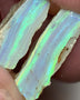 Lightning Ridge Rough Opal Crystal 16.5cts Cutters Candy® Exotic Seam Split Gem Grade packed with Amazing Bright fires in stunning bars 20x10x6mm & 18x8x7mm WSV19