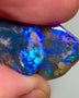 Lightning Ridge Rough / Rubs pair Blue on Black opal Miners Bench® 18cts Gorgeous Blue dominant Fires 17x16x5mm & 15x13x4mm NSA010