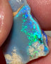 Gorgeous L/Ridge Dark Base Rub Rough 9.75cts Bright Multifires to exposed faces 19x14x6mm Auction107