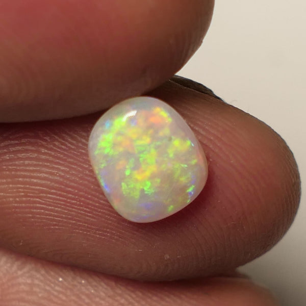 Lightning Ridge Light Opal Gemstone 0.7cts Gem Grade N8 Body Tone B2 Brightness Stunning Vibrant Multifires 8x6x2mm WAC58