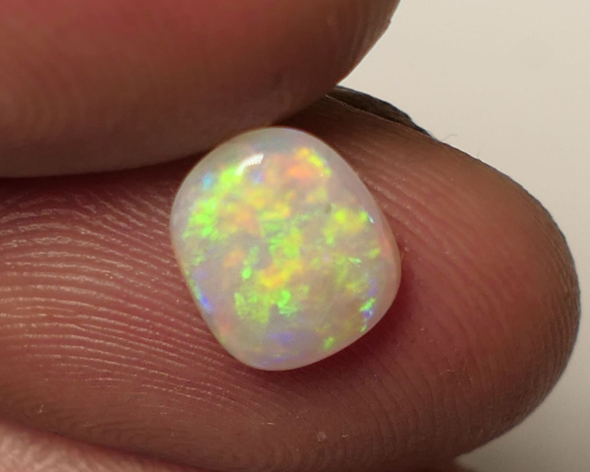 Lightning Ridge Light Opal Gemstone 0.7cts Gem Grade N8 Body Tone B2 Brightness Stunning Vibrant Multifires 8x6x2mm WAC58