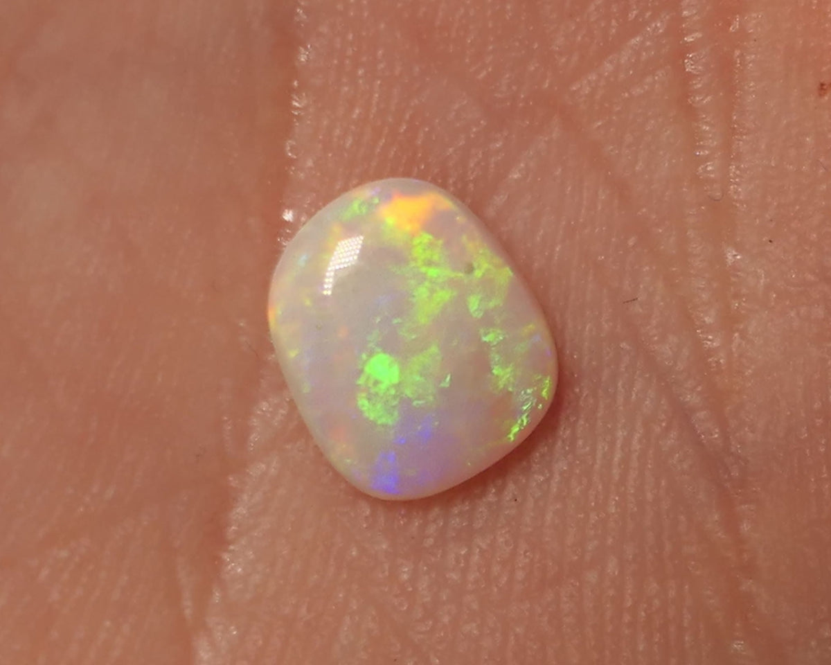 Lightning Ridge Light Opal Gemstone 0.7cts Gem Grade N8 Body Tone B2 Brightness Stunning Vibrant Multifires 8x6x2mm WAC58