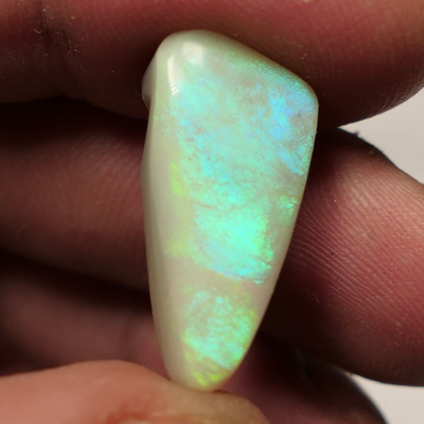 Lightning Ridge Rough / Rub Light base opal N7 Miners Bench® 12cts Big Clean & Gorgeous Multifires 24x12x6mm WAC70