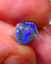 Lightning Ridge Opal Dark Base Crystal Knobby Rough Rub 1.7cts Stunning Bright Blues 9x8x3mm WAE22