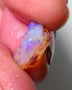 Lightning Ridge Rough Opal 3.00cts Crystal Seam piece showing nice blues colours 13x7x7mm A1514