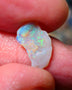 Lightning Ridge Untouched small Seam Opal Rough 1.3cts showing nice multicolours 14x9x2mm A1504