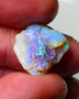 Lightning Ridge Rough Opal 5.75cts Dark Base Crystal Knobby showing Nice bright colours 14x12x7mm A1542