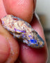 Lightning Ridge Rough Opal 13cts Dark Base Gamble Knobby Some nice blue fires 21x15x7mm Auction NS003