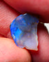 Mulga Rough Opal Gamble 3.50cts Dark Base Seam Blue Dominant fires to Cut / carve & polish 14x10x4mm NS132