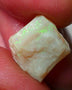 Lightning Ridge Rough Opal 3.50cts Grey/Dark Base Seam Gorgeous bar to cut with Bright Yellow/Green Dominant  Multi colour fires 11x11x3.5mm NS138