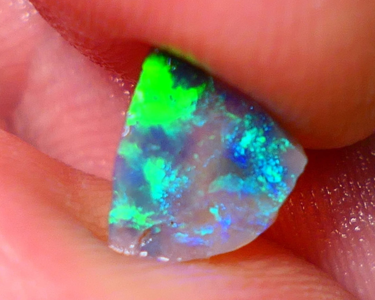 Mulga® Rough Rub Opal 0.50cts Dark Crystal Base Seam Totally Amazing Bling Brightness electric Multifires Suits Inlay 9x6x1mm NSW023