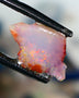 Coober Pedy Opal Rough n Rub Light base Crystal 1cts Orange/Red dominant Multicolours 11x8x1.8mm NS200