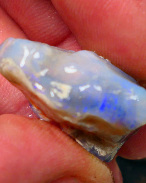 Lightning Ridge Rough Opal Gamble Auction6   35.00cts 29x23x11mm