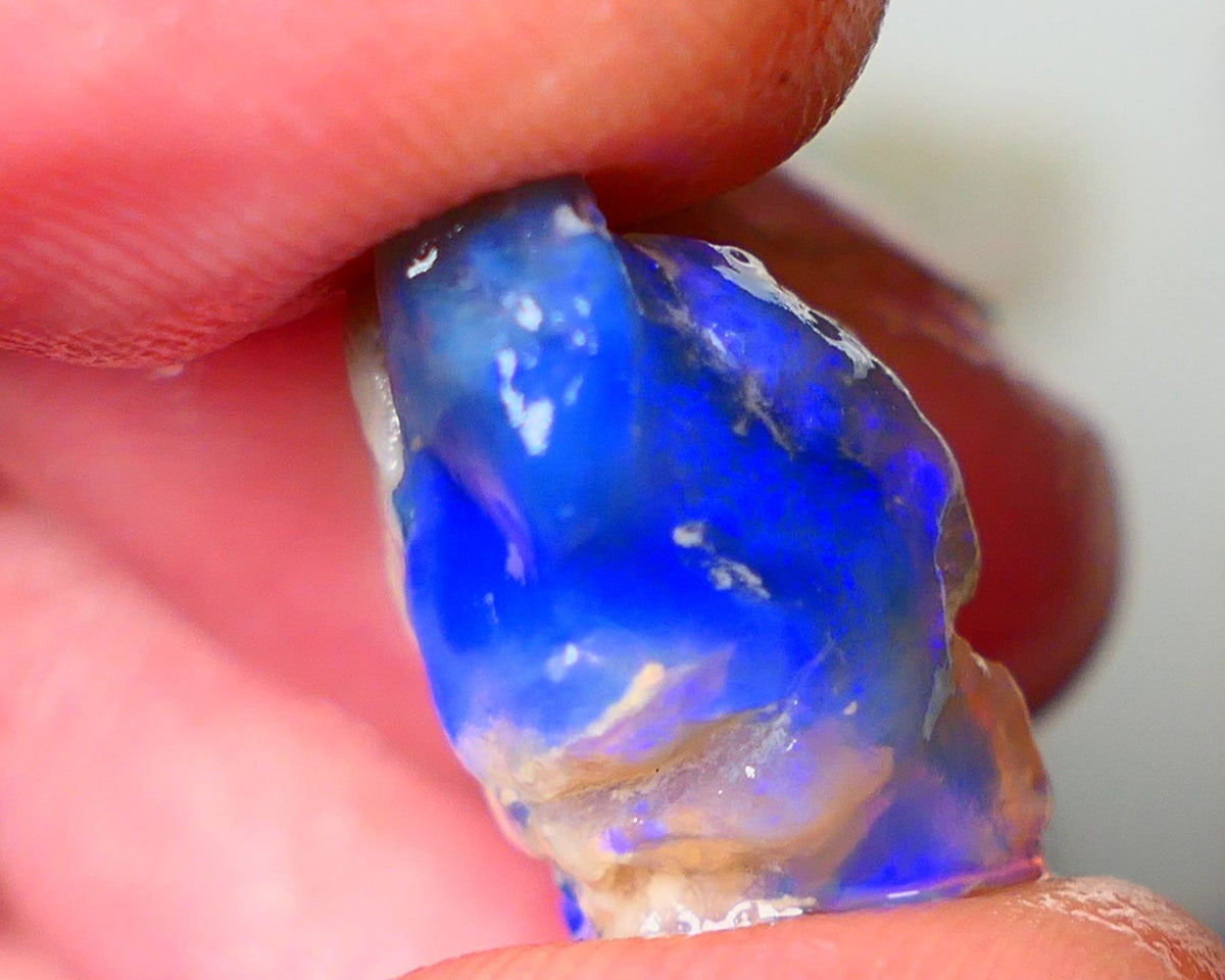 Lightning Ridge Knobby opal rough showing nice bright colours details to come 12.75cts 17x16x10mm ALP106