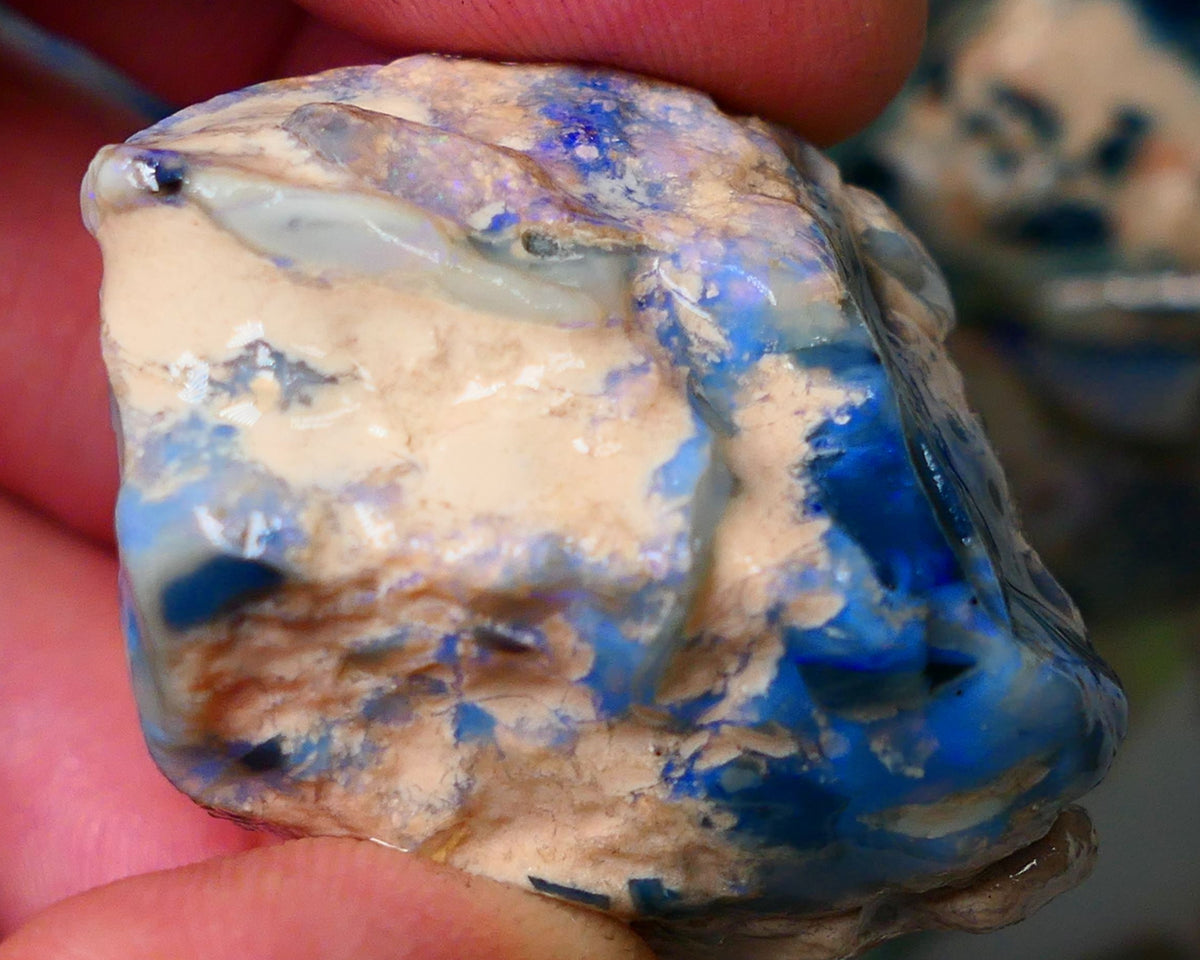 Lightning Ridge Gamble Monster sized 190cts Knobby opal rough showing some colours 37x33x30mm ALP127