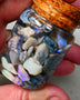 Lightning Ridge Rough Opal 150cts Mixed Potch & colours  15mm to chip size range Auction33(jar2)