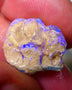 Lightning Ridge Untouched Crystal Knobby opal 8.15cts Vivid Vibrant Electric BLues showing through out suit being carved 17x15x5mm Auction155