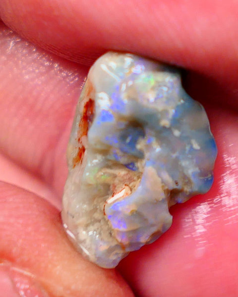 Lightning Ridge Seam opal formation 5.10cts Interesting specimen with colours sold as gamble 17x9x6mm  GMB-040