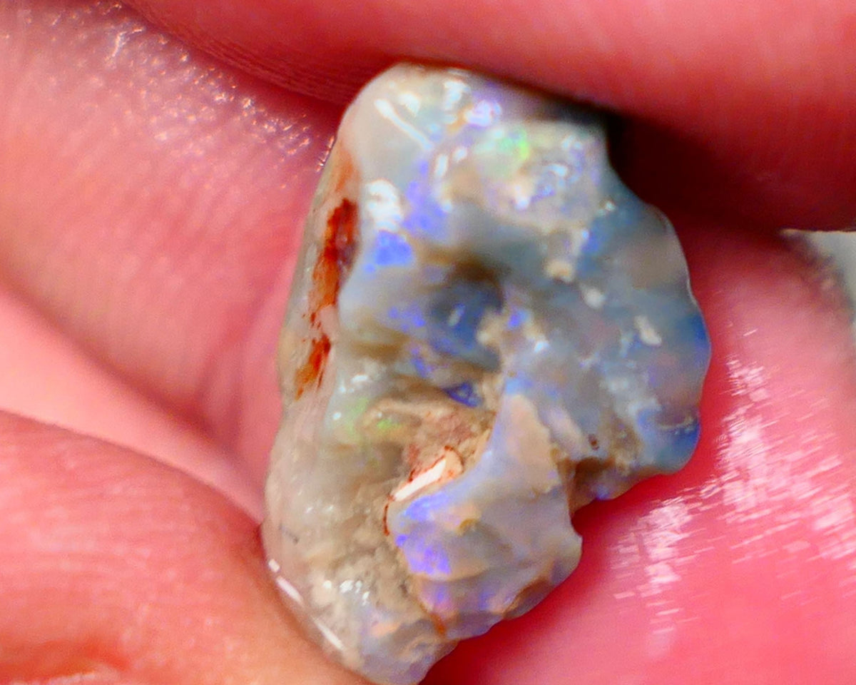 Lightning Ridge Seam opal formation 5.10cts Interesting specimen with colours sold as gamble 17x9x6mm  GMB-040