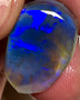 Lightning Ridge Opal Big Rough/Rub Dark Base Crystal Knobby From the Miners Bench® 23cts Broad zones of Blue fires 25.000 x 15.000 x 10.000 mm  WAE37