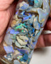 Lightning Ridge opal rough 250cts Lots Multicolours to gamble 15x14x2 to 7x5x2mm NSW076 (jar not included)