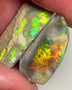 Australian Opal Rubs rough Pair 8cts Yellow/Orange dominant Bright Vivid Multifires to faces 21x9x4 & 22x8x2 mm WAE36