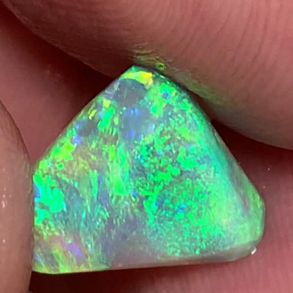 Lightning Ridge Crystal Opal Rub Gem Grade Miners Bench® 3.2cts Stunning bright Multifires 13x9x4mm WST45