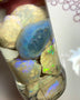 Lightning Ridge Rough Dark & Crystal Bright Opal Parcel 225cts Knobby Lots of Potential & Cutters bright Multi colours & bars 24x18x12mm to 21x16x4mm WAD5