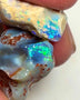 Lightning Ridge Rough Opal 33cts Pair Bright Dark Base Knobby Nice Bright Multi colour fires to Cut / carve & polish 21x18x14mm to 19x14x7mm 1011