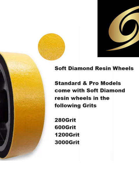 PULSAR DIAMOND™ "Slick 6 Pro" Cabbing Machine 6 wheels x 6"/150mm (2 x metal Weld & 4x Diamond Resin)  plus Diamond saw & table , Flat lap & More . Lapidary Cab Cabber Grinding Polishing