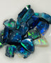 Australian Rough n Rubs Mulga® Field Black Opal Parcel 26cts Top High Grade Beautiful & Bright MULTIFIRES for cutters 10x7x2mm to 6x4x2mm WSE18